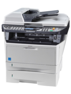 МФУ (cp/pr/col.sc) Kyocera FS1035MFP/DP ч/б лаз. А4 35cpm дупл. LAN RADF тонер