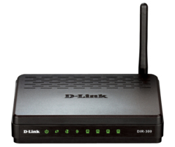 Беспроводной маршрутизатор D-Link <DIR-300> 54Мбит/с Wireless