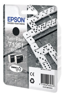 К-ж (C13T13614A10) EPSON для K101/K201/K301 (black)(2 шт в упаковке)