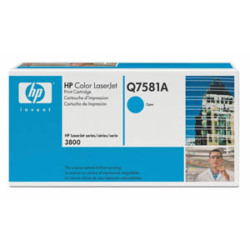 Картридж HP Q7581A CYAN для hp COLOR LJ 3800 серии