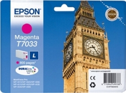 К-ж (C13T70334010) EPSON WP 4000/4500 Series Ink L Cartridge Magenta 0.8k