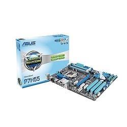 MB ASUS P7H55 H55 s1156 (Core™ i3/i5/i7) 4xDDR3(16Gb/2200), 1xPCI-e x16(x16), 3xPCI-e x1, 3xPCI,  8xAudio, 1xGBL, 1xATA+6xSATAII, 12xUSB, ATX