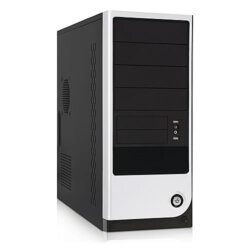 Корпус Miditower Foxconn TLA-143  ATX  350W CWT (20+4пин) Black&Silver