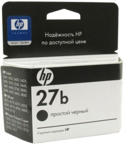 Картридж HP C8727BE (№27b) BLACK для HP DJ 3320/3325/3420/5550