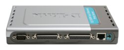 Принт сервер D-Link <DP-300U> Fast E-net Print Server (2LPT, 1UTP, 10/100Mbps)