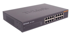 Коммутатор D-Link <DES-1016D/E>  Fast E-net Switch 16-port (16UTP, 10/100Mbps)